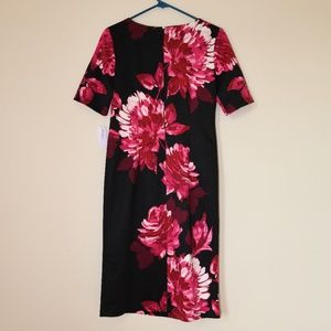 Beautiful deep pink floral dress